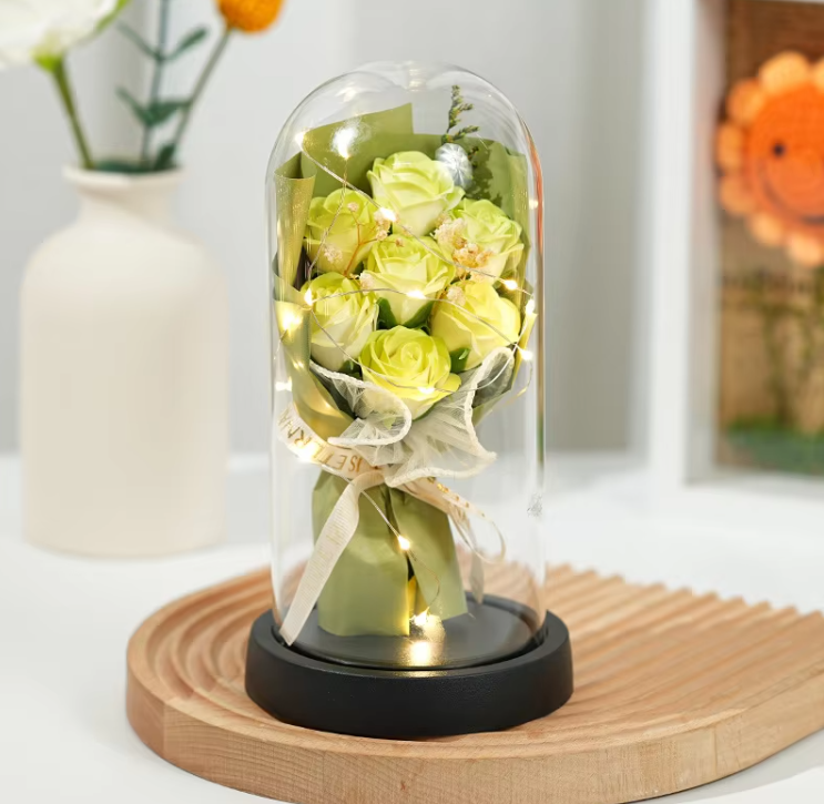 장미 유리돔 무드등