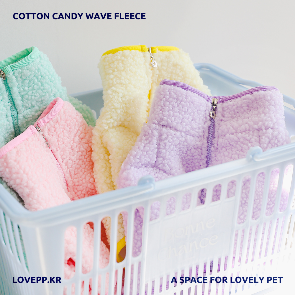 강아지 뽀글이 후리스