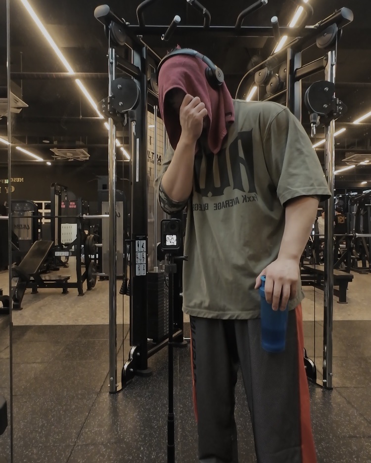 남성 오버핏 짐웨어 반팔 티셔츠