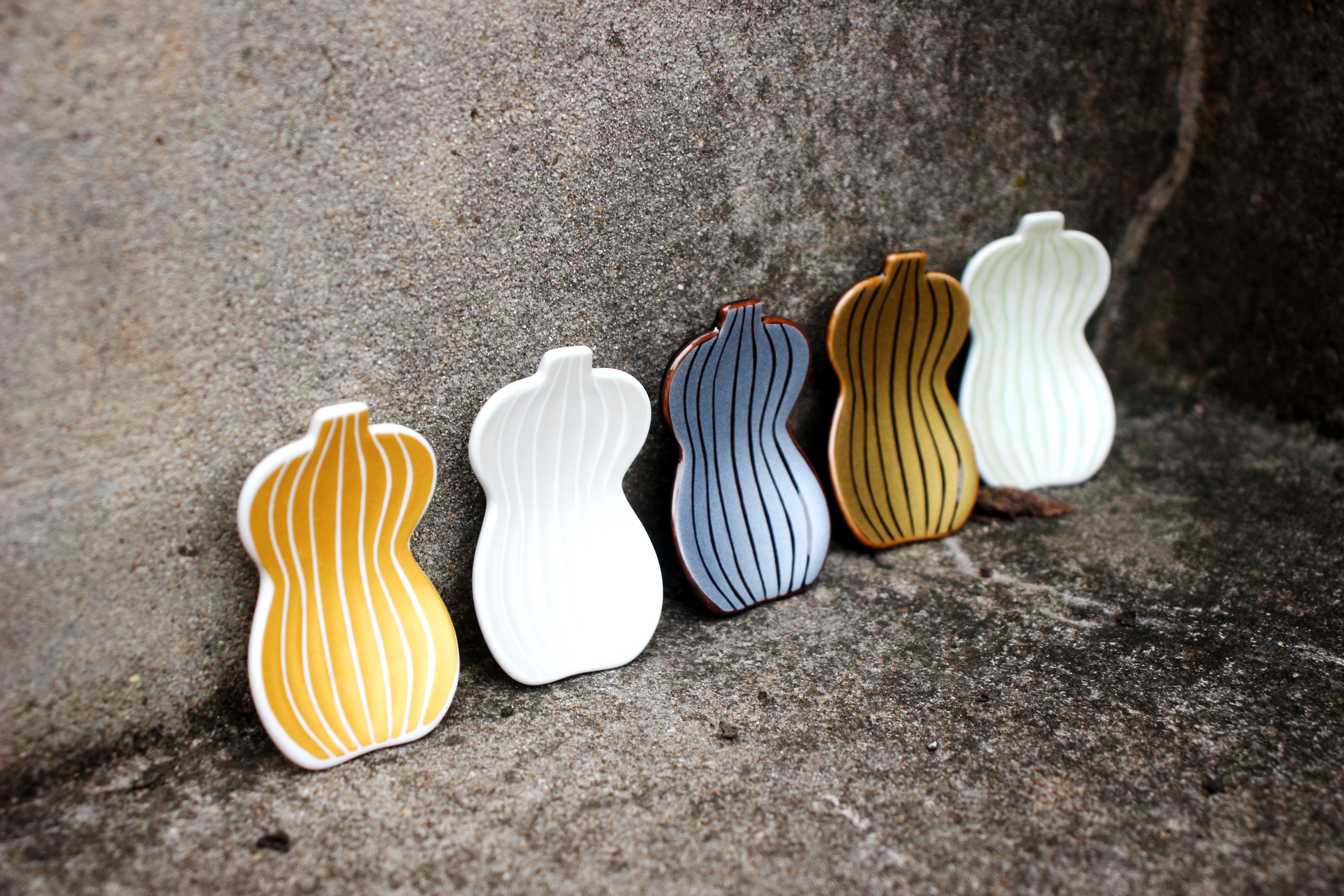 조롱박 모양 수저받침 SET