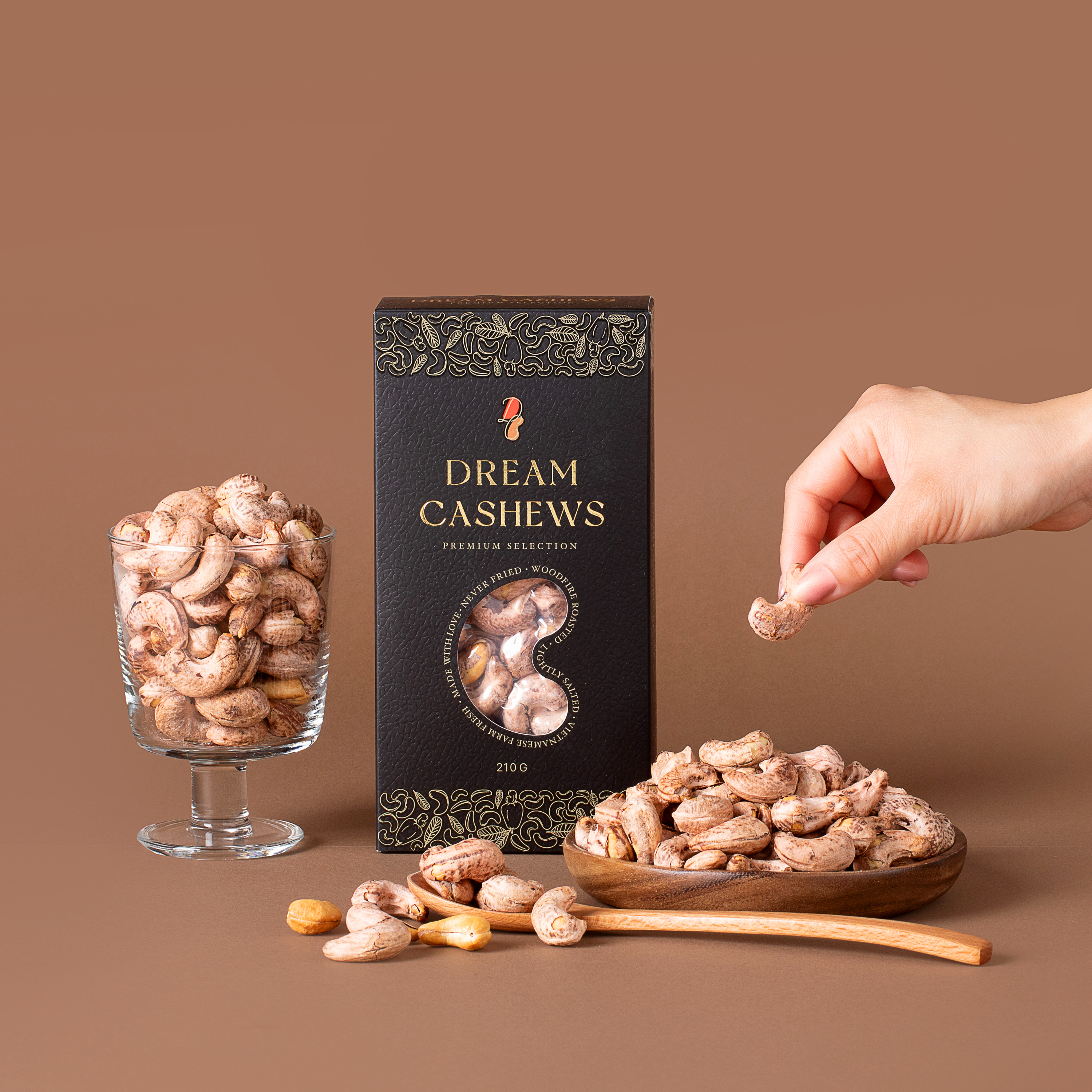 껍질째 구운 캐슈넛 100g