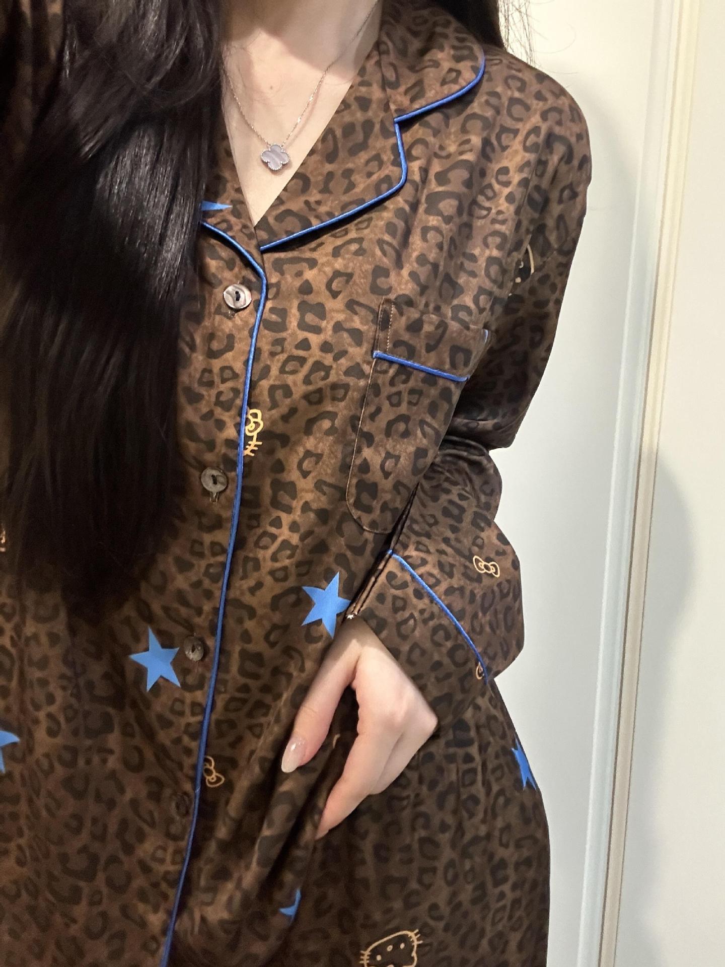 호피무늬 잠옷 상하세트