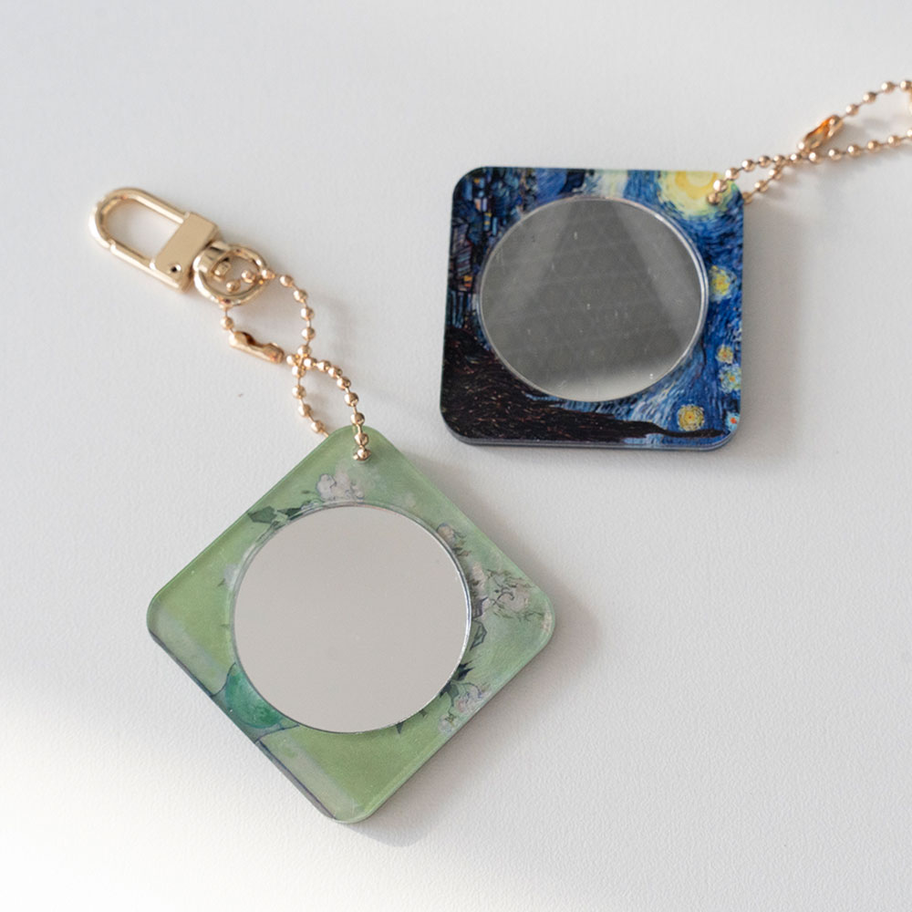 커스텀 손거울 아크릴 키링