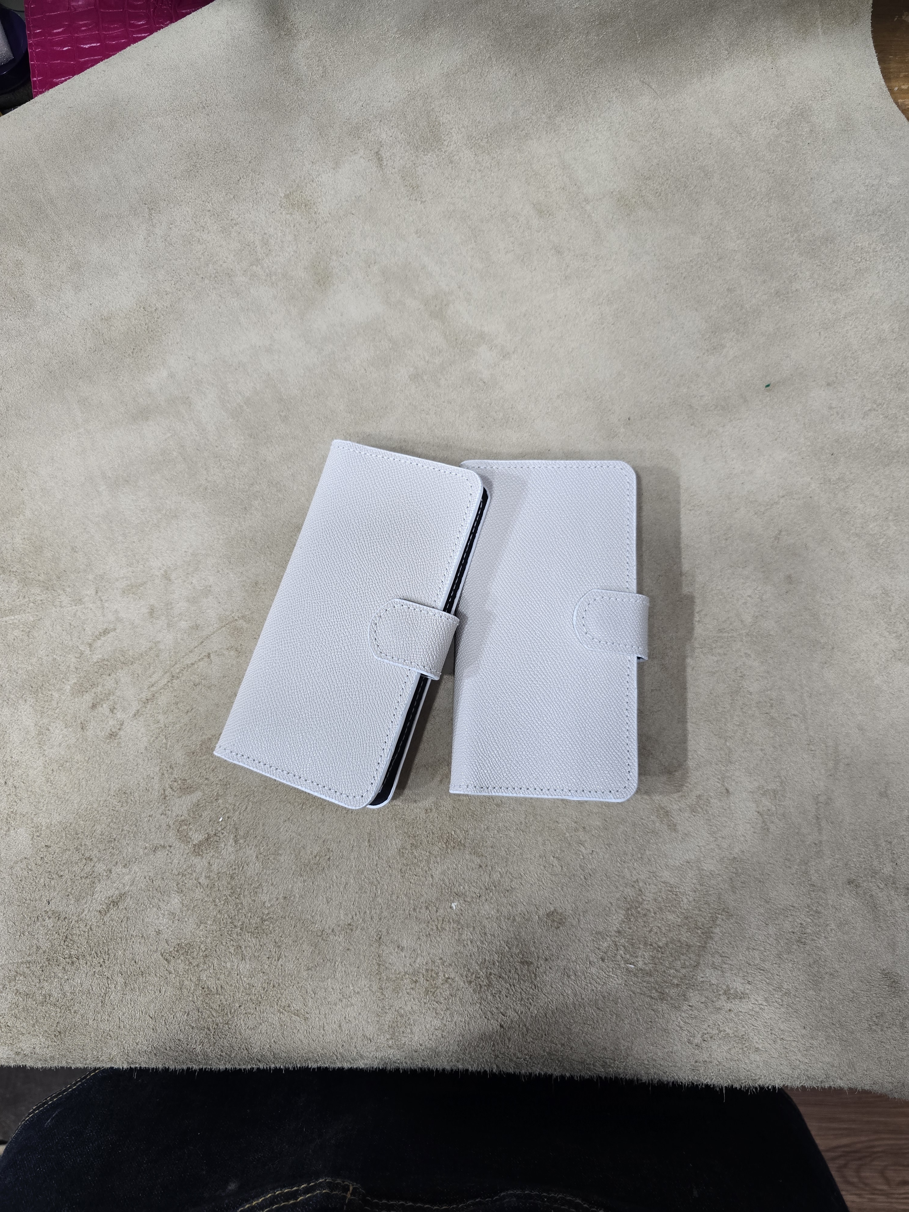 갤럭시S25 천연소가죽 다이어리 케이스