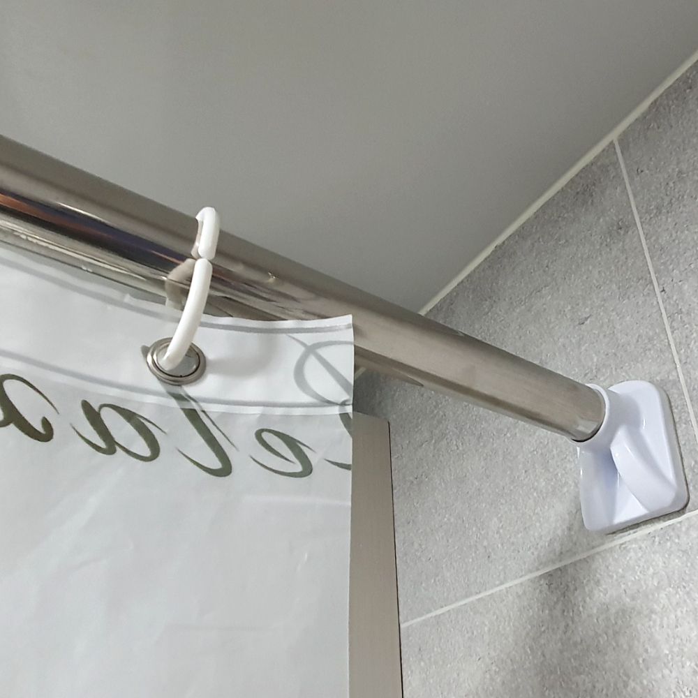 무타공 압축 행거 커튼봉