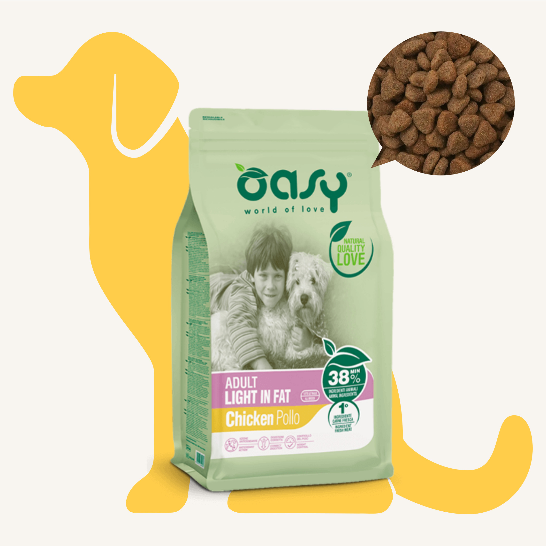 다이어트 강아지 치킨 사료 3kg