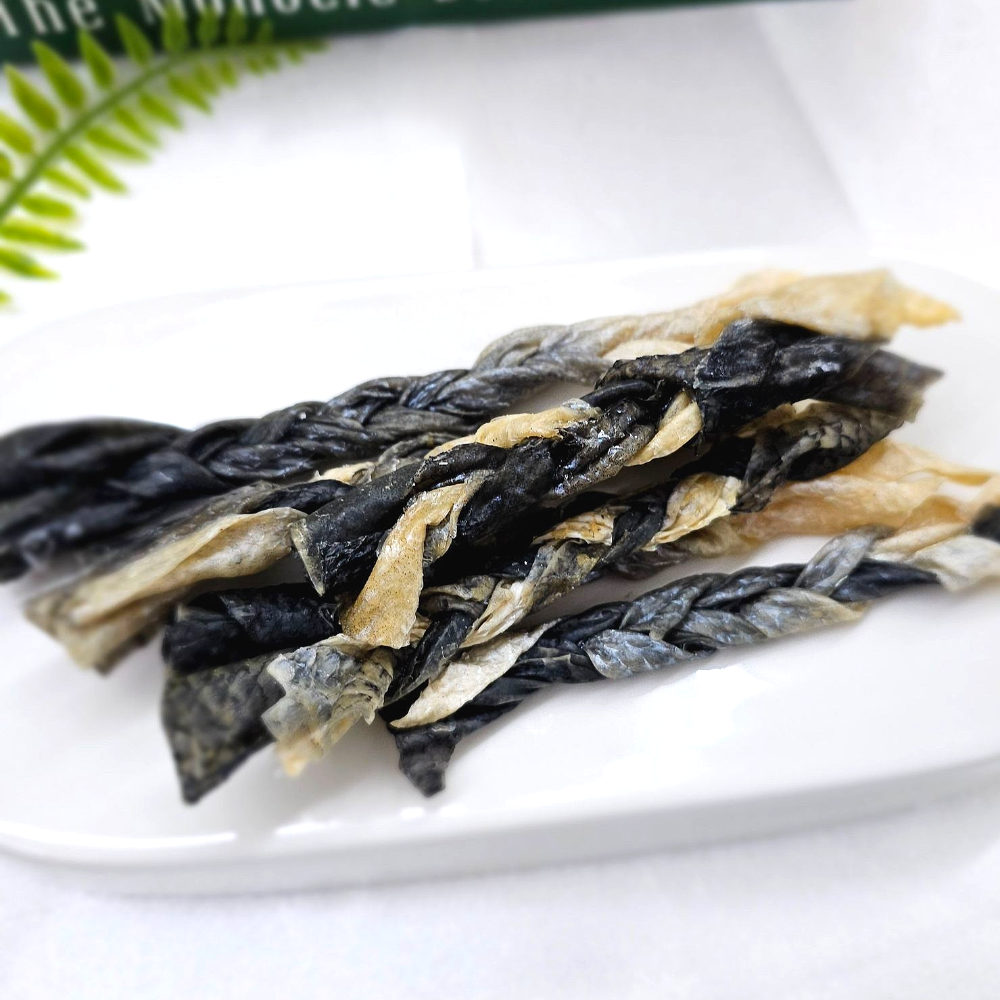 강아지 연어스킨스틱 150g