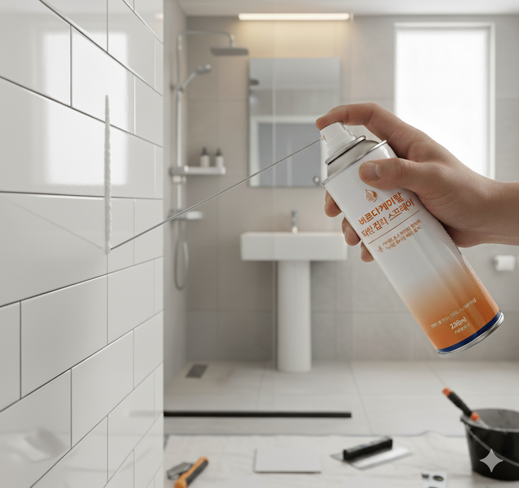 에폭시 타일 접착 스프레이