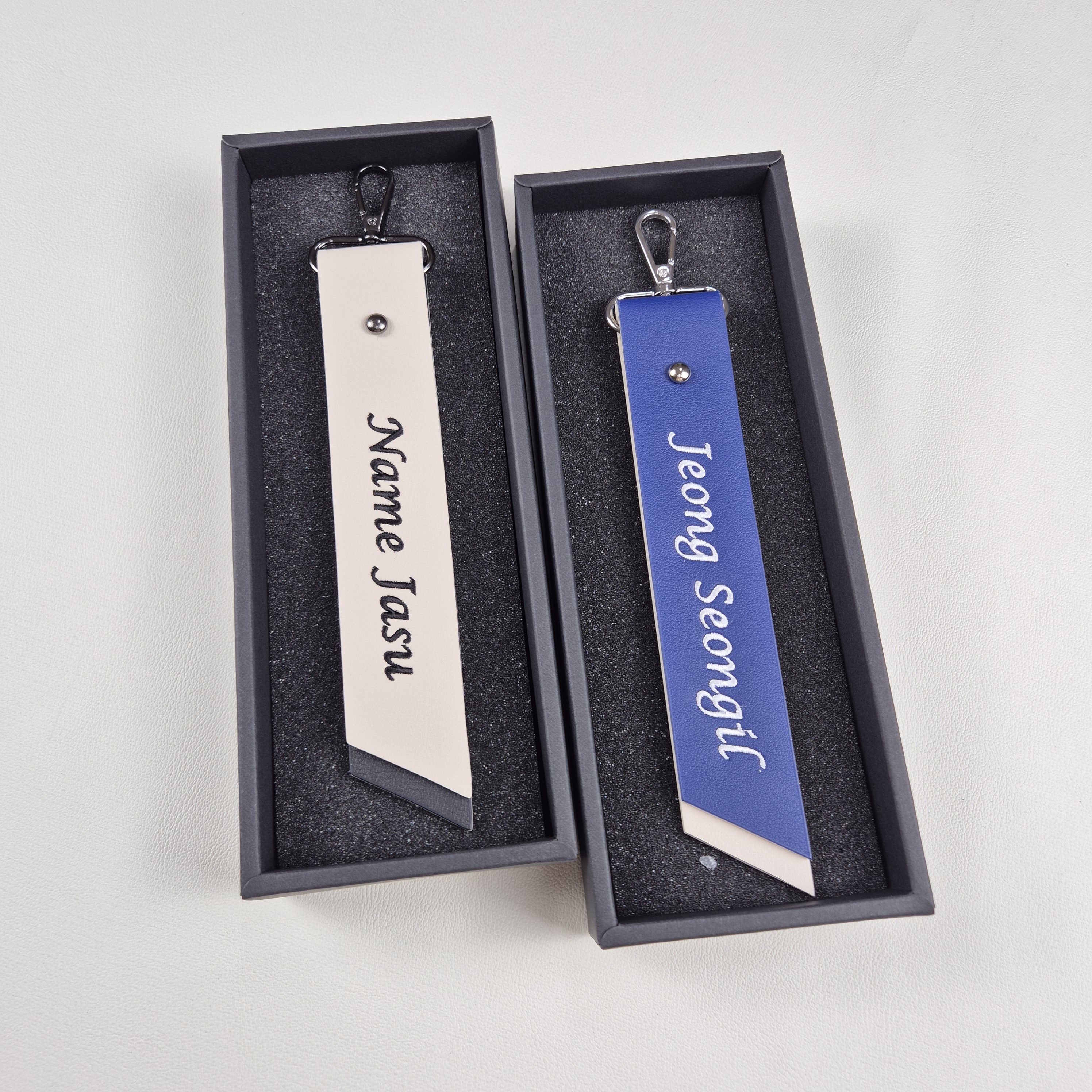 골프백 가죽 네임택