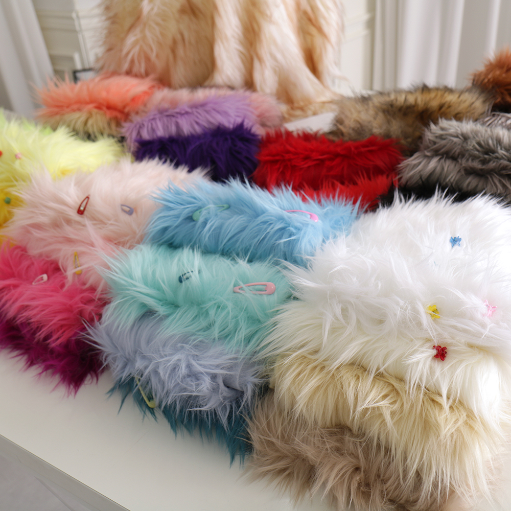 페이크 퍼 원단 65mm