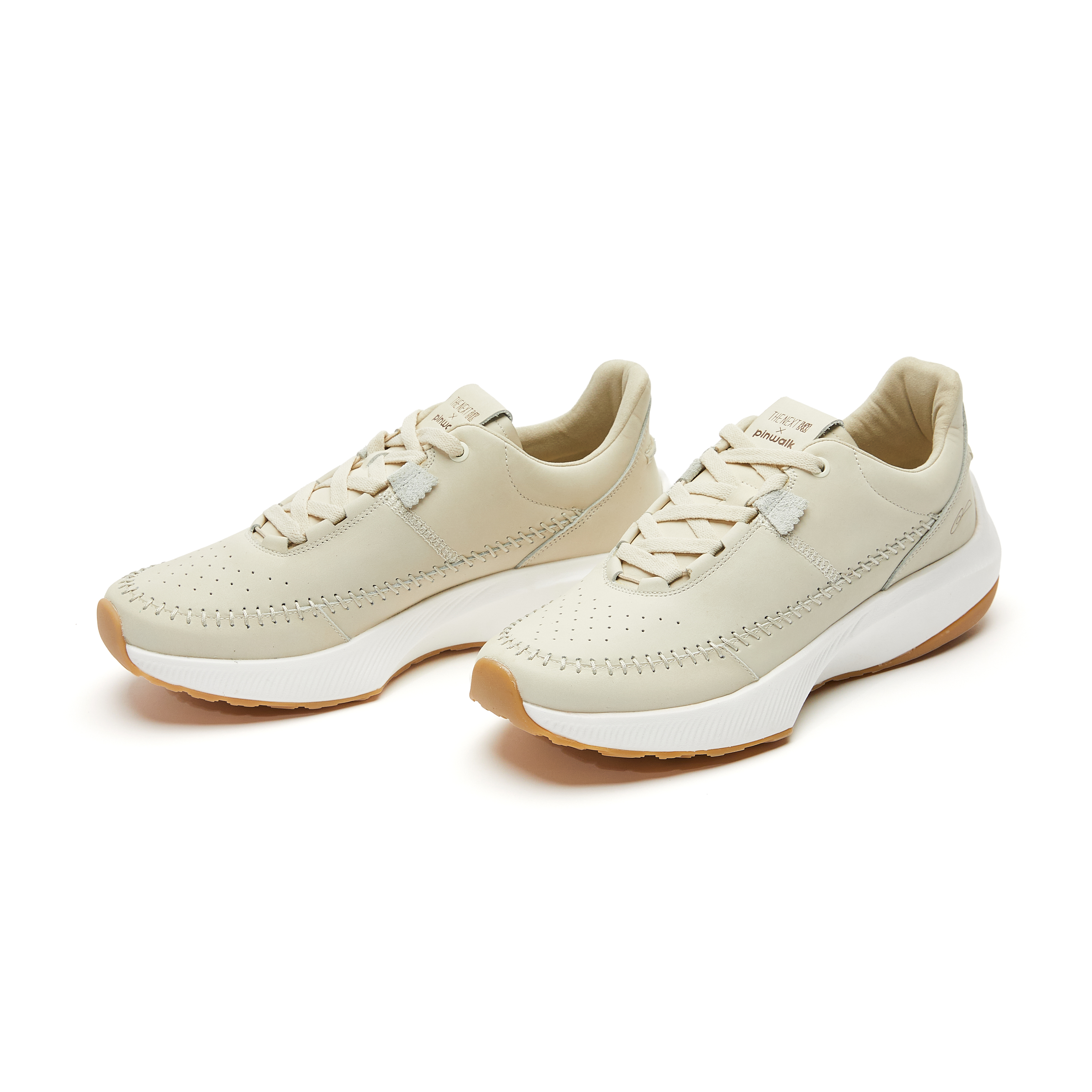 남성용 발편한 레더 운동화