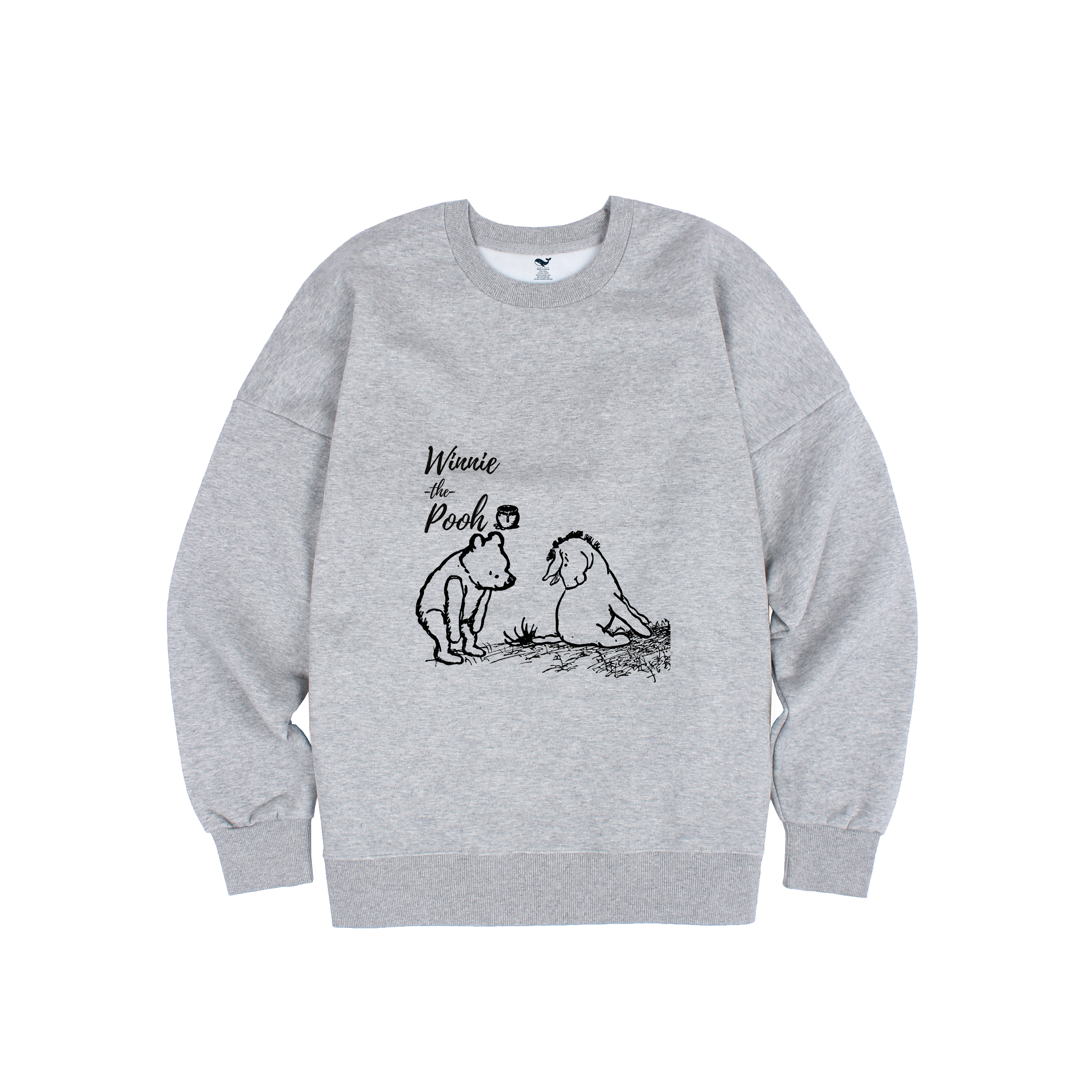 삽화 프린팅 맨투맨