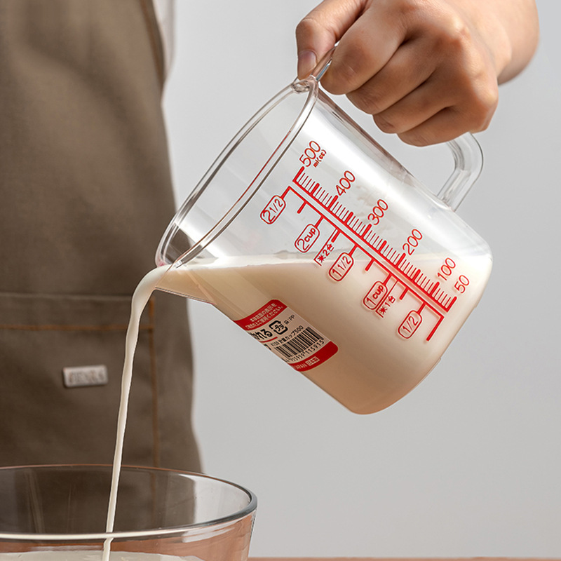 플라스틱 숫자 계량컵 500ml