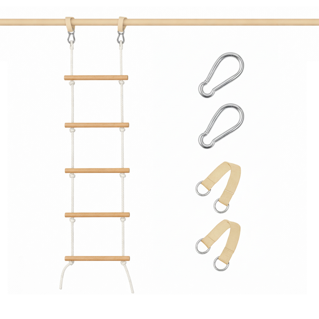 원목 로프사다리