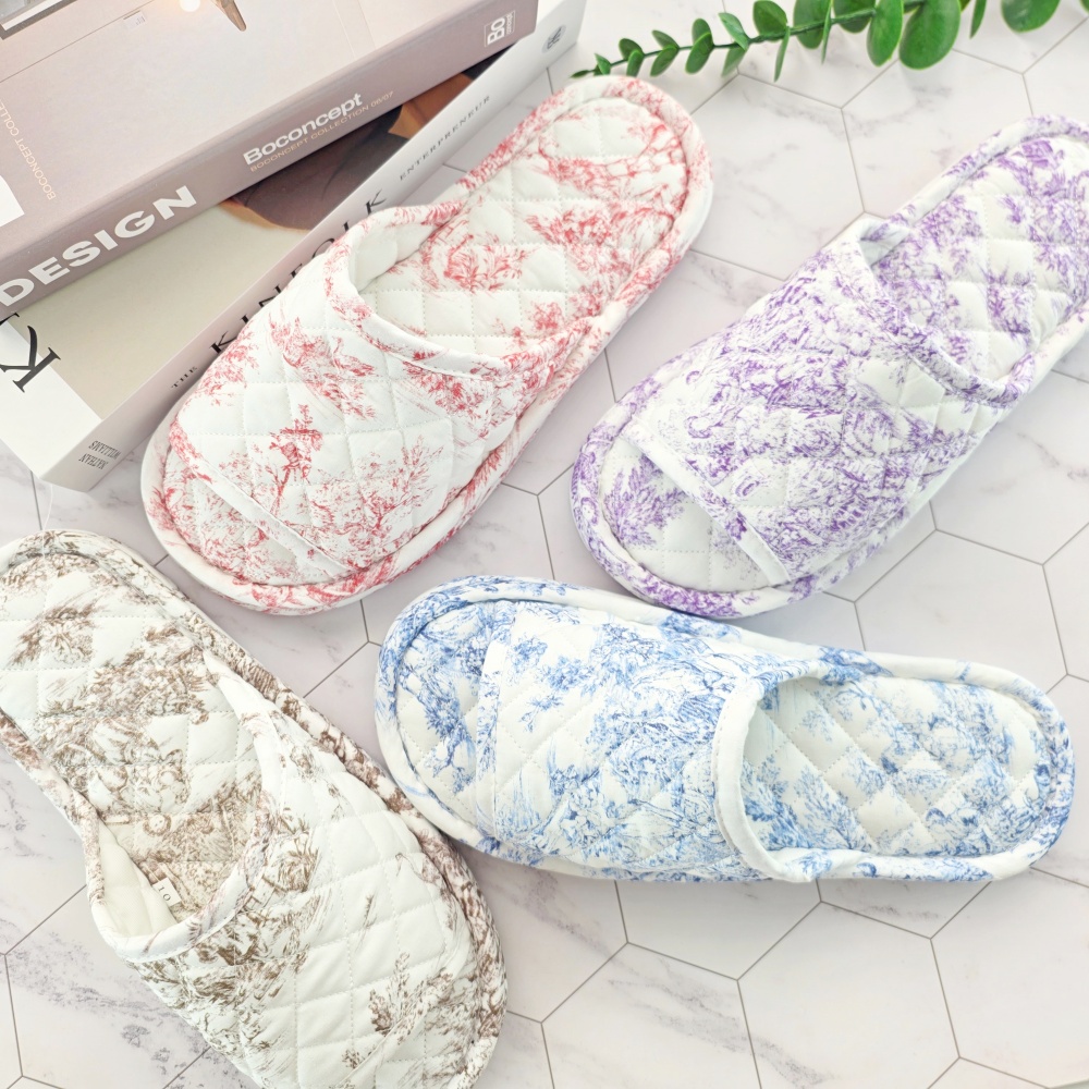 3중쿠션 면실내화 SET