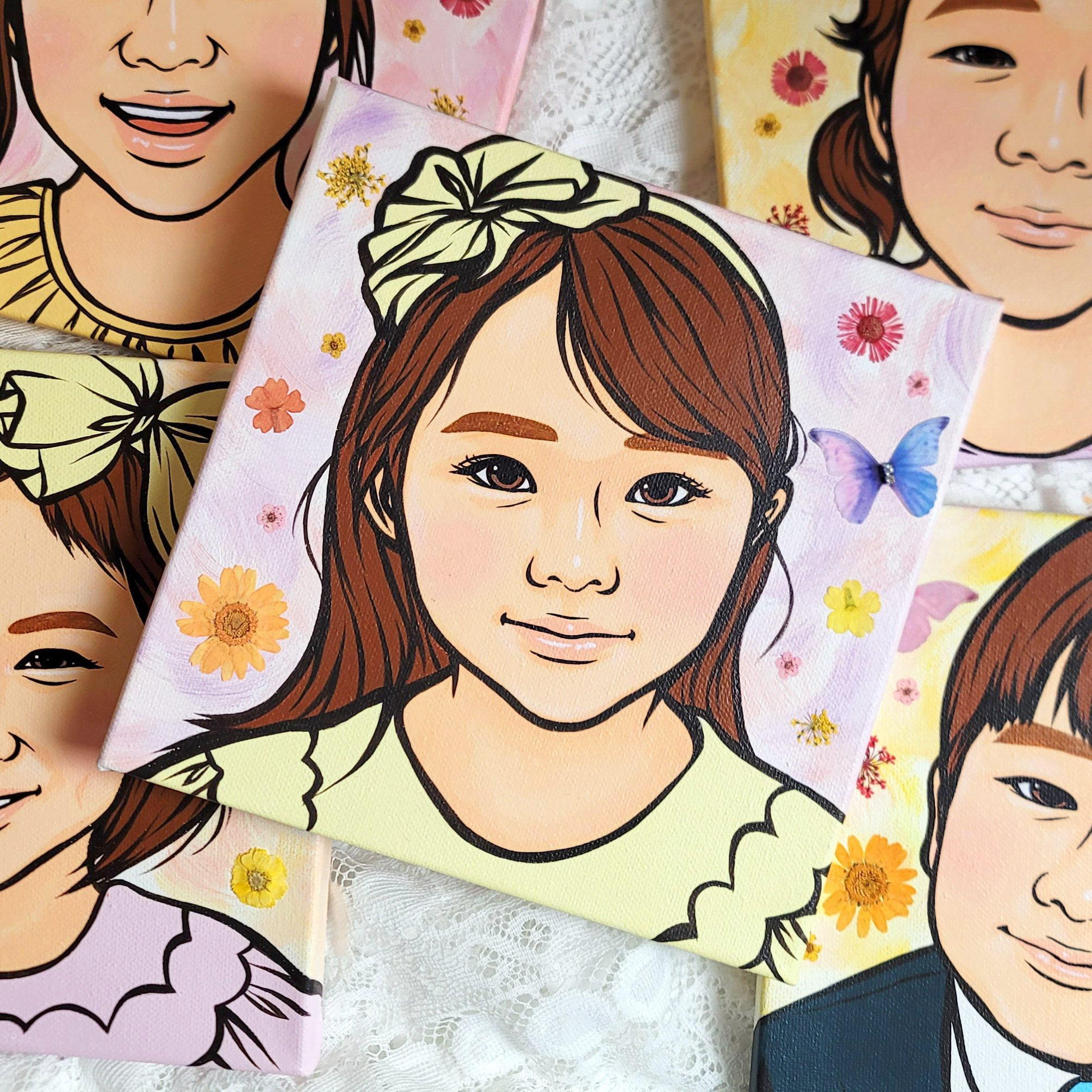 수제 압화 팝아트