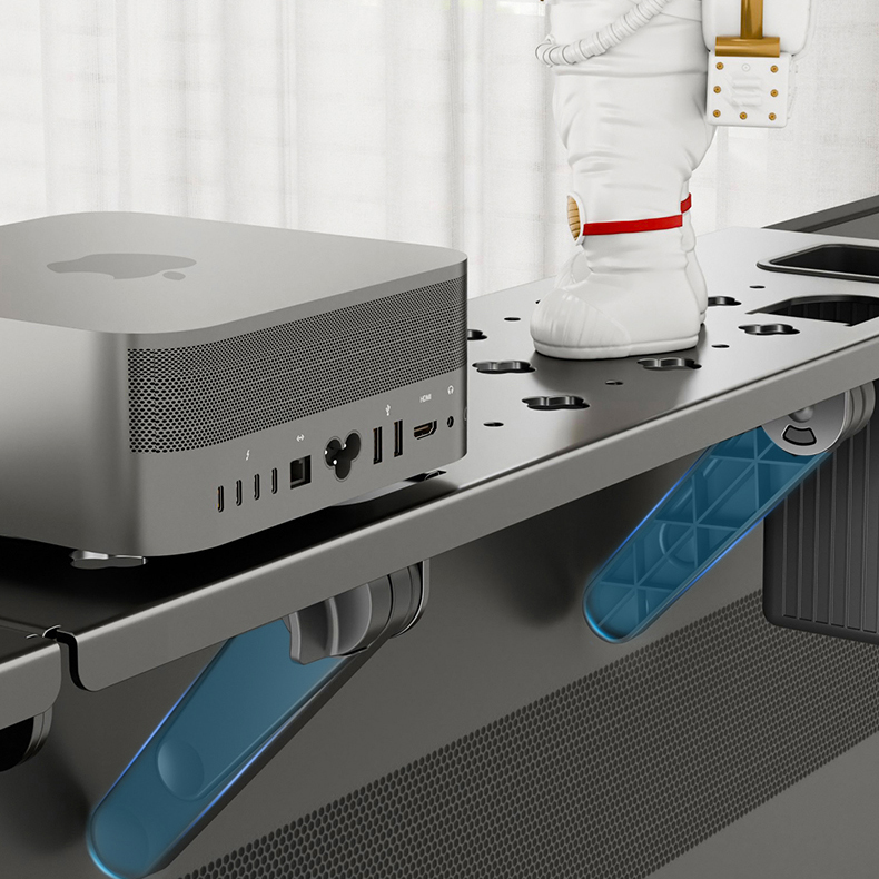 무타공 TV 상단 거치 선반