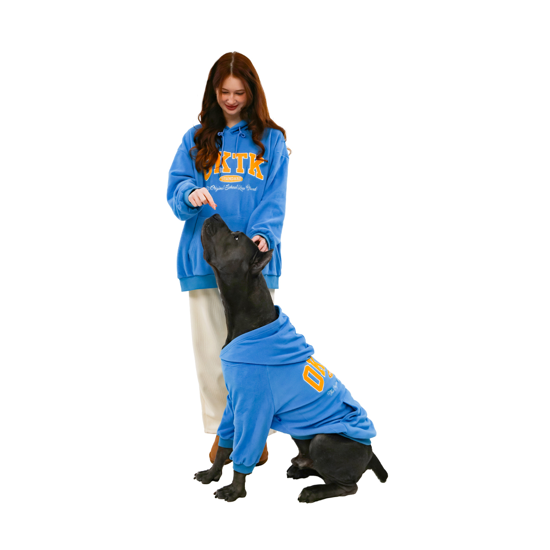 강아지 커플룩 후리스 세트