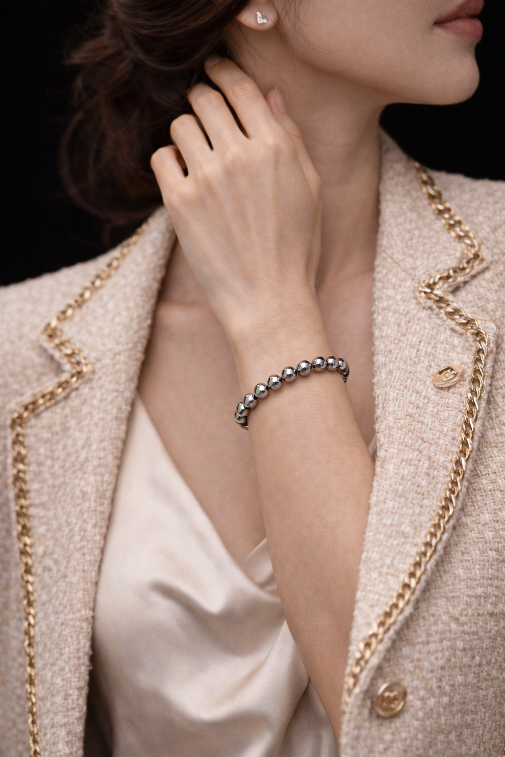 라운드 팔찌 6mm