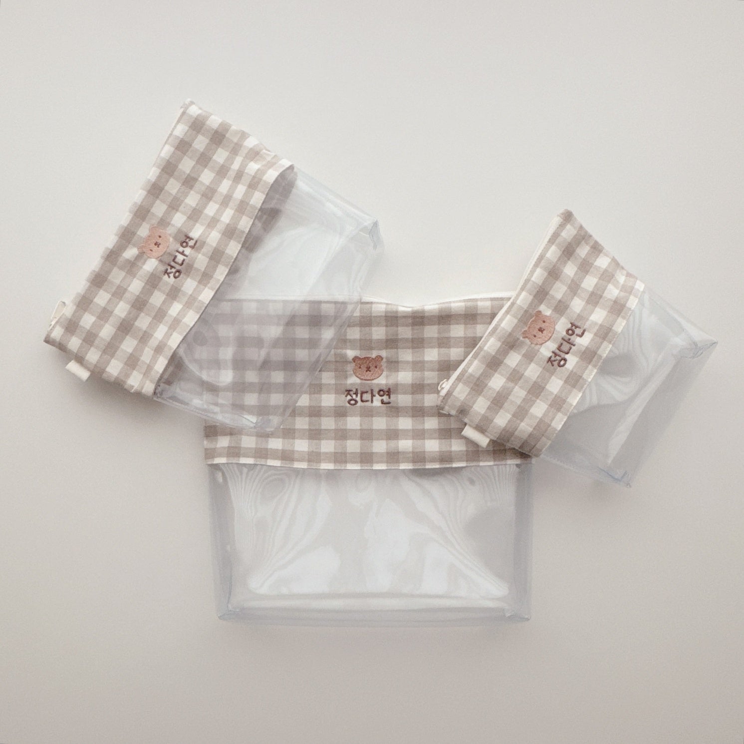 레터링 투명 방수파우치