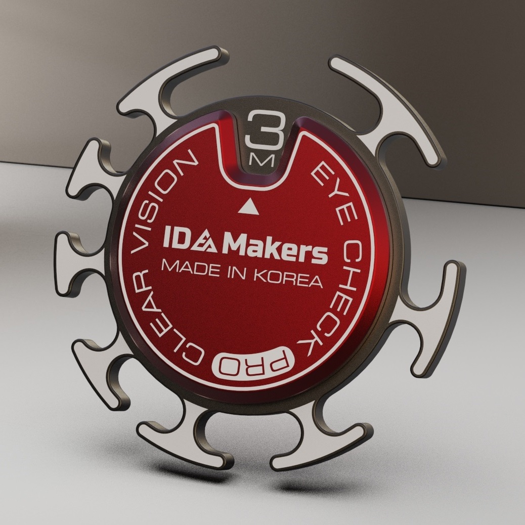 골프 이니셜각인 거리측정 볼마커
