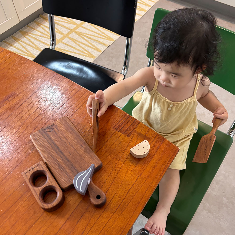 원목 주방 놀이 세트