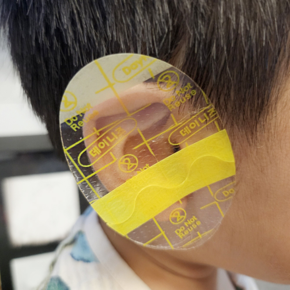 유아 귀 방수 스티커