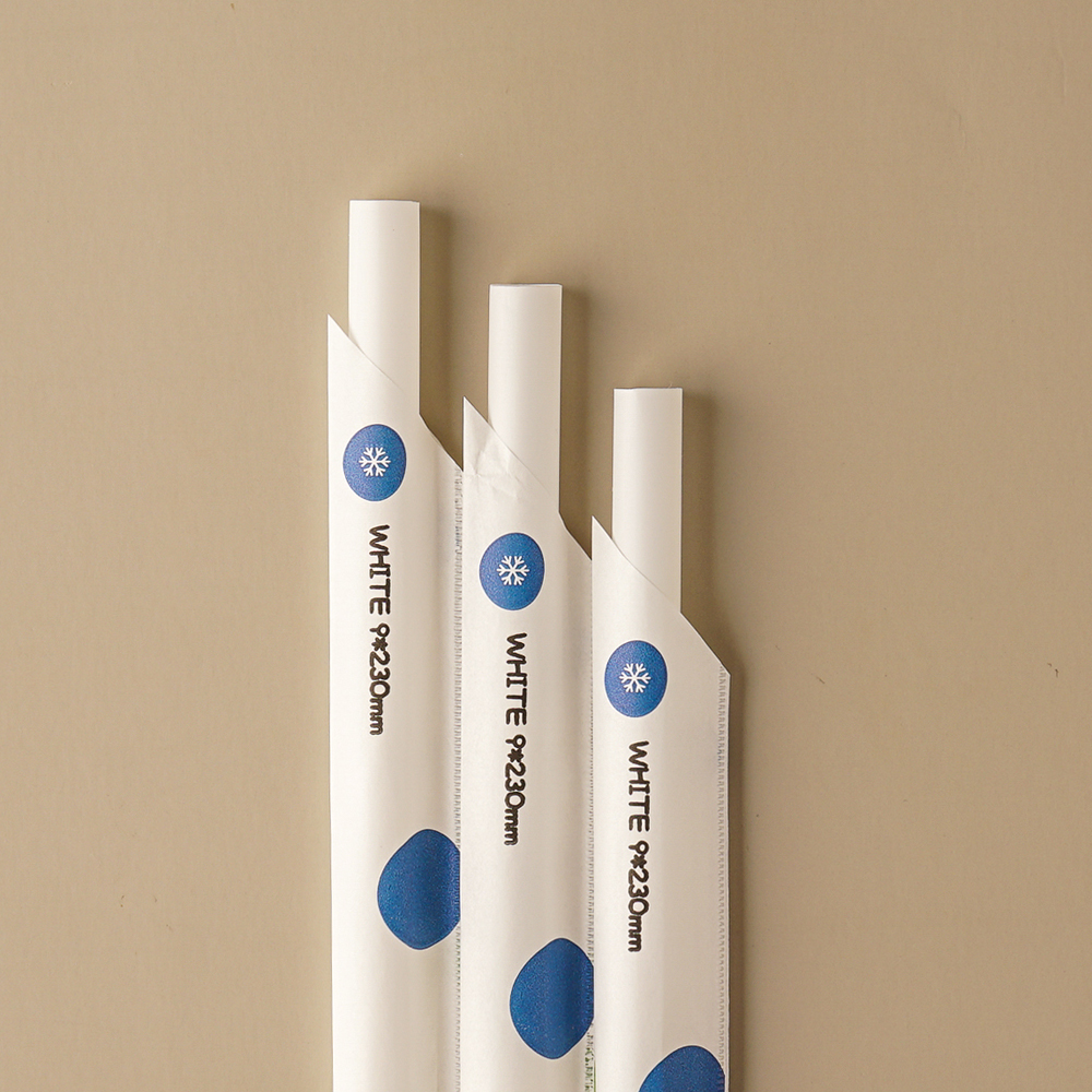 생분해 PLA 옥수수 스무디 빨대 SET