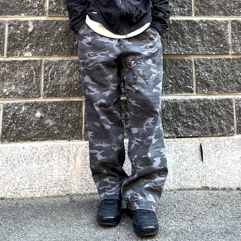 그레이 카모 팬츠
