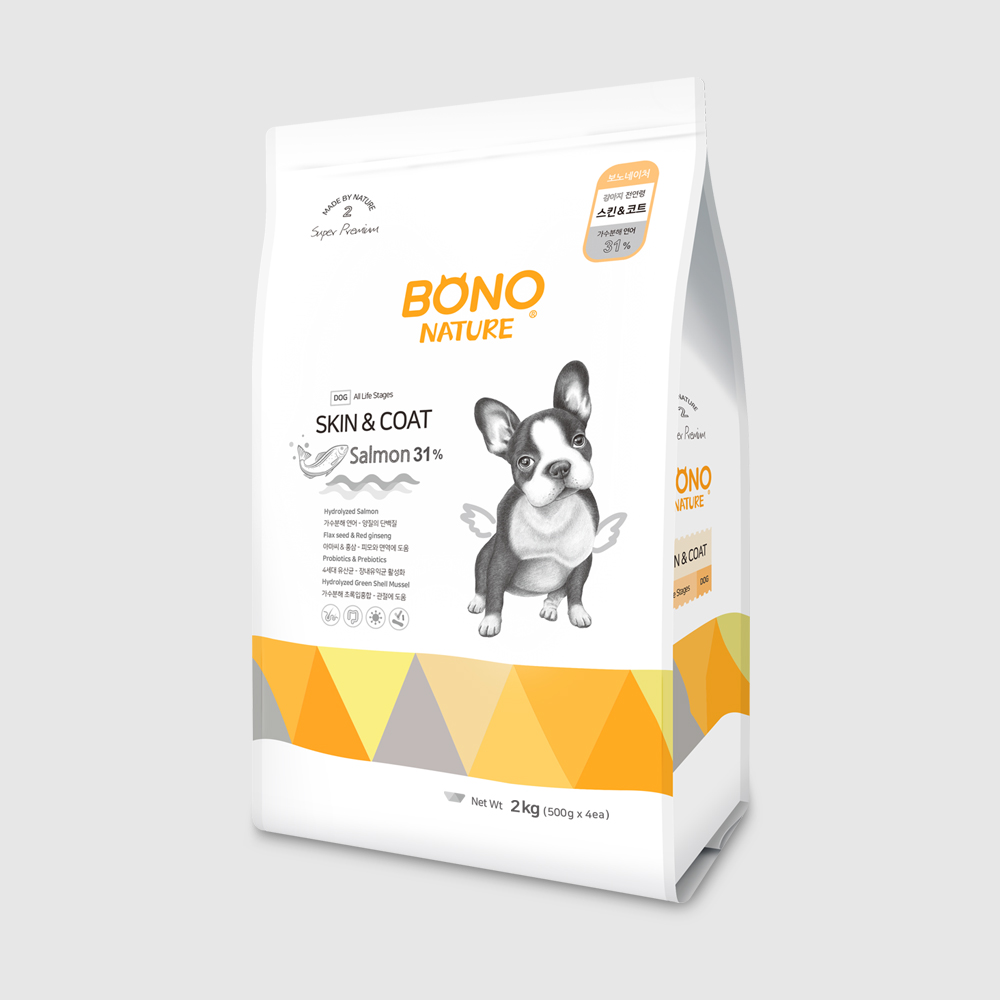 강아지 연어 피부모질 사료 2kg