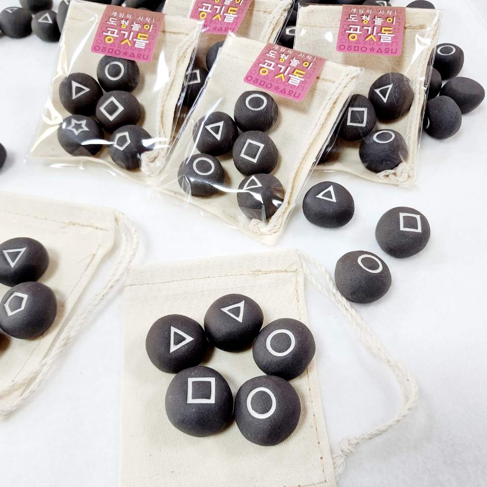 고급 도자기 공깃돌 1SET