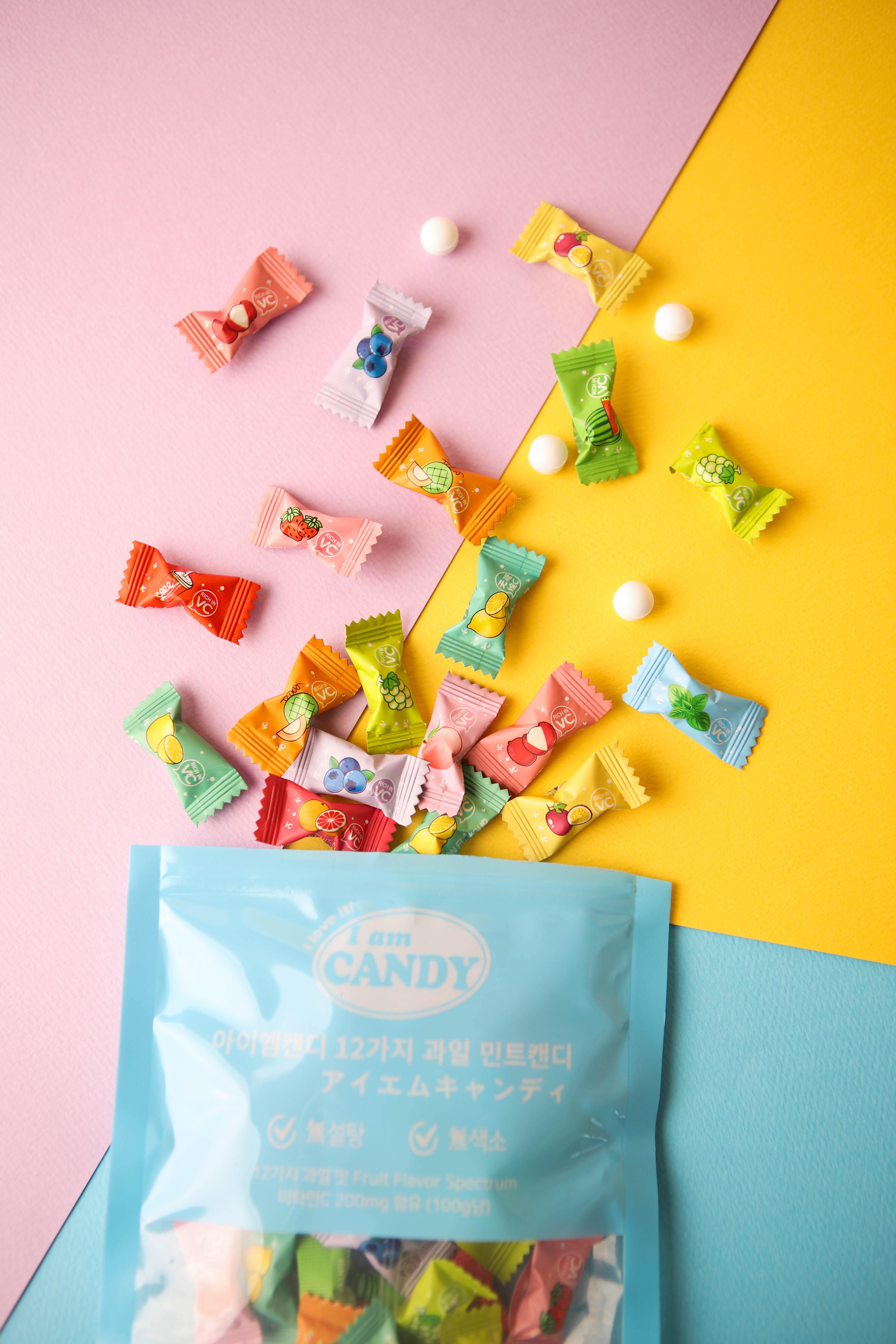 무설탕 민트 과일캔디 100g