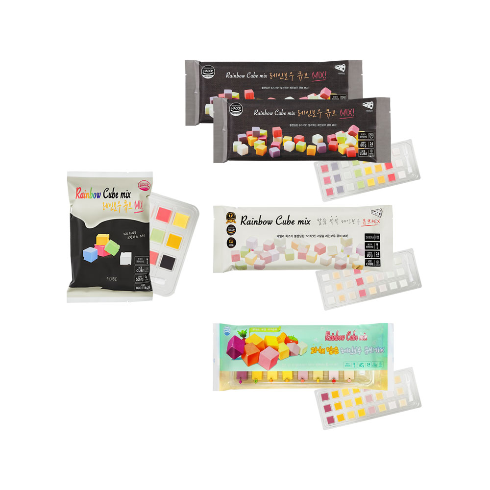 레인보우 과일큐브치즈 SET