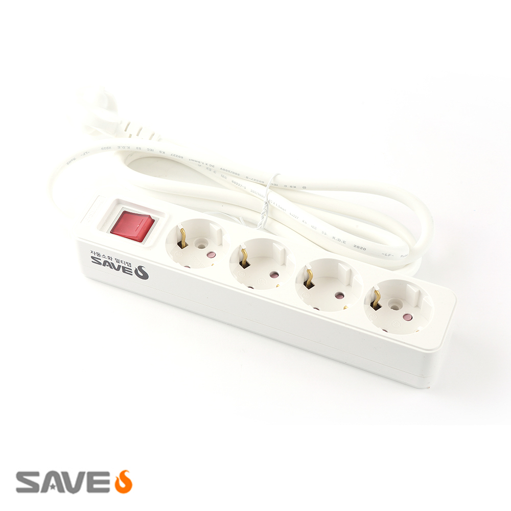 4구 자동 소화 멀티탭 1.5M