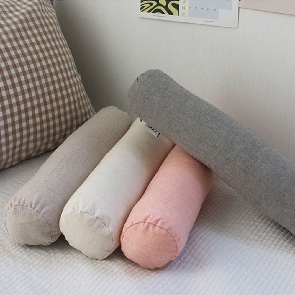 낮은 원통 경추베개