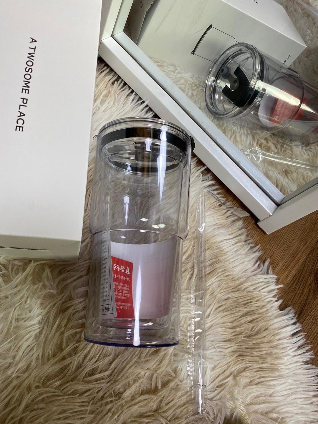 투명 텀블러 550ml